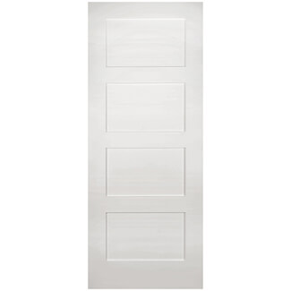 Joseph Miles Caverly Internal Fire Door with 4 Panel - White Primed