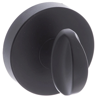 Atlantic Status Round WC Turn And Release in Matt Black - 50mm Dia