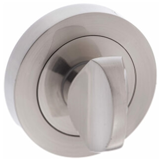 Atlantic Millhouse Brass WC turn on Round Rose - 51mm L