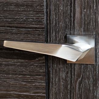 Atlantic Oro Skywalker Designer Lever Door Handle on Square Rose - 151mm L