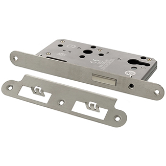 Atlantic DIN Radius Euro Profile Deadlock Double Throw 60mm Backset