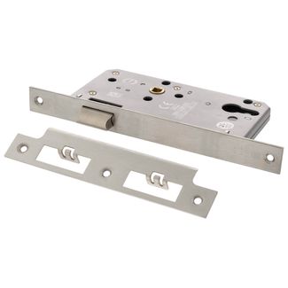 Atlantic DIN Door Latch 60mm Backset