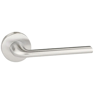 Atlantic Forme Milly Lever Door Handle on Minimal Round Rose - 128mm L