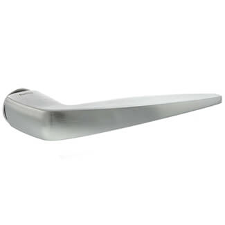 Atlantic Forme Foglia Lever Door Handle on Concealed Round Rose - 128mm L
