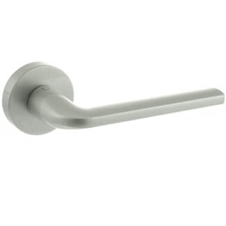 Atlantic CleanTouch Forme Milly Lever Door Handle on Minimal Round Rose - 128mm L
