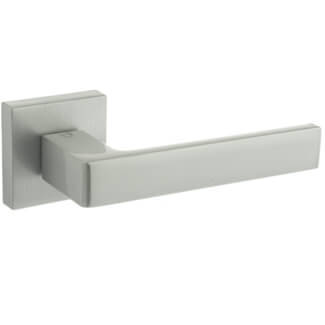 Atlantic CleanTouch Forme Asti Lever Door Handle on Minimal Square Rose - 50mm W