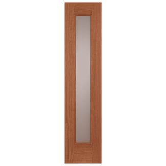 Joseph Miles External Sidelight Door with 1 Acid Glazed Light - Unfinished Oak