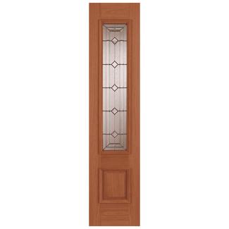 Joseph Miles Princely External Sidelight Door with 1 Feature Glazed Light - Unfinished Oak
