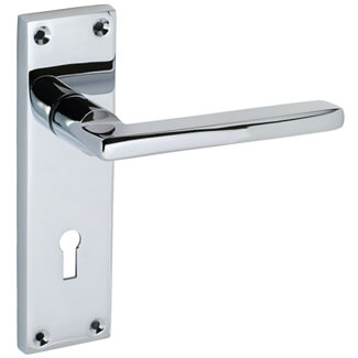Joseph Miles Auriga Lever On Plate Door Handle Latch Set