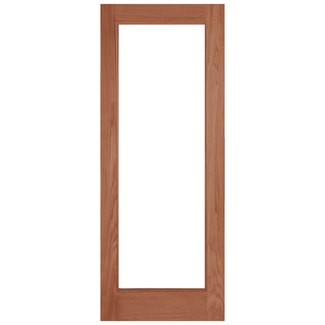 Joseph Miles Elvo Pattern-10 External Door with 1 Unglazed Light - Unfinished Oak
