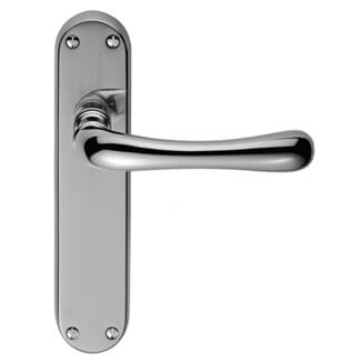 Carlisle Brass Ibra Latch Lever Door Handle On Backplate