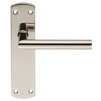 Carlisle Brass Eurospec Steelworx Residential Mitred Lever Handle For Bathroom Furniture