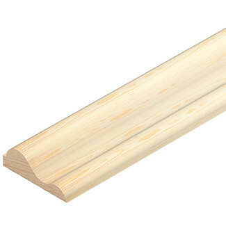 Cheshire Moulding Decorative Panel Mould in Pine - 9 T x 2400mm L - Bundle of 30