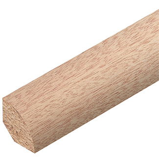 Cheshire Moulding Timber Quadrant in Red Hardwood -2400mm L - Bundle of 35