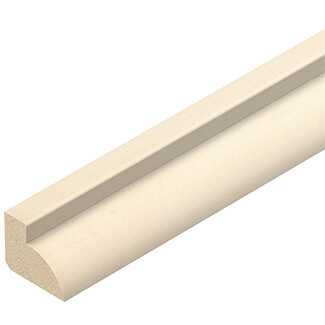 Cheshire Moulding Glass Bead in Light Hardwood - 9 T x 2400mm L - Bundle of 35