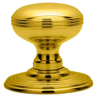 Carlisle Brass Delamain Ringed Mushroom Mortice Door Knob