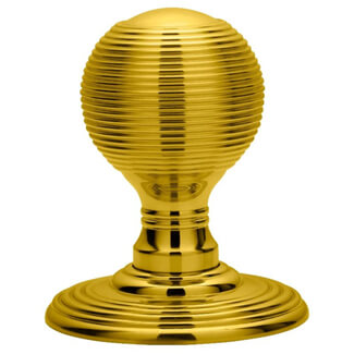 Carlisle Brass Delamain Reeded Design Door Knob