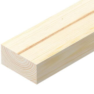 Cheshire Moulding Sawn Timber in Pine- 100 W  x 47mm T - Bundle of 2