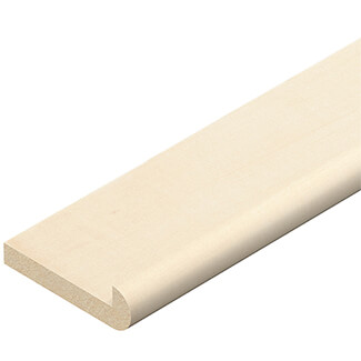 Cheshire Moulding Hockey Stick Cover in Light Hardwood - 6 T x 2400mm L - Bundle of 35