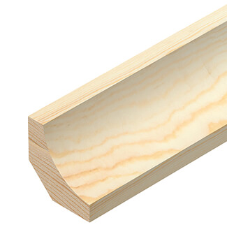 Cheshire Moulding Scotia in Pine - 2400mm Length - Bundle of 8