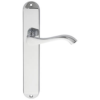 Carlisle Brass Madrid Latch Lever Door Handle On Backplate - 241 x 40mm