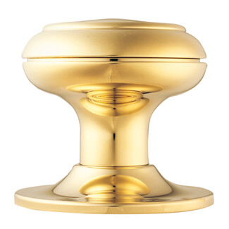 Carlisle Brass Centre Door Knob On Round Rose - DL219PVD