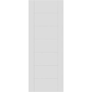 Joseph Miles Corsica Internal Fire Door with 7 Panel - White Primed