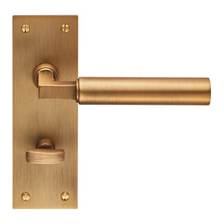 Carlisle Brass Amiata Lever Bathroom Handle on Backplate - 150 x 50mm