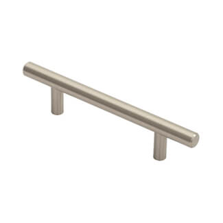 Carlisle Brass Steel T-Bar Cylindrical Handle - Satin Nickel