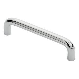 Carlisle Brass Polished Chrome D-Style Round Bar Handle
