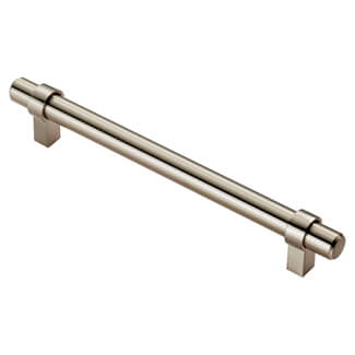 Carlisle Brass Satin Nickel Round Bar Rail Handle