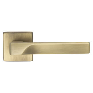 Carlisle Brass Manital Flash Lever Handle On Square Rose - 130 x 62mm