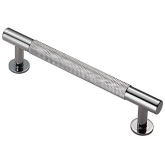 Carlisle Brass Fingertip Polished Chrome Knurled Pull Handle