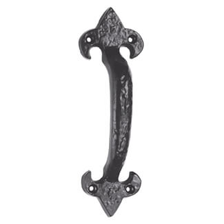 Carlisle Brass Traditional Black Antique Wrought Iron Pull Handle