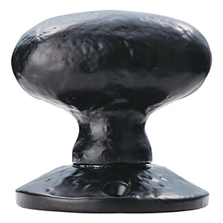 Carlisle Brass Black Antique Oval Mortice Knob