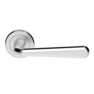Carlisle Brass Eurospec Satin Chrome Bulbous Rounded Lever Handle