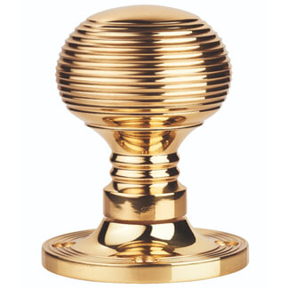 Carlisle Brass Manital Queen Anne Reeded Mortice Knob
