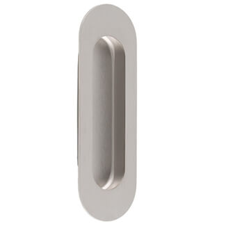 Carlisle Brass Eurospec Stainless Steel Radius Flush Pull Handle - 120 x 41mm
