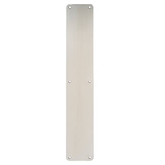 Carlisle Brass Eurospec 500 x 75mm Steelwork Stainless Steel Plain Finger Plate