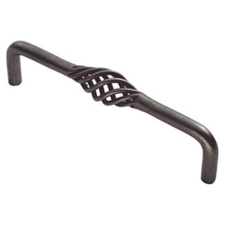 Carlisle Brass D-Type Steel Pull Handle with Oval Cage Design