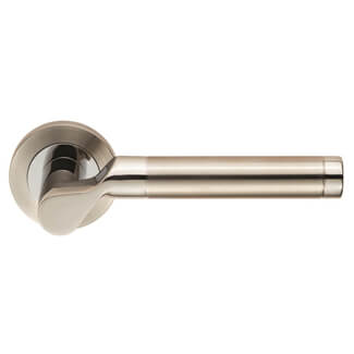 Carlisle Brass Eurospec Steelworx Lucerna Lever on Concealed Fix Threaded Rose