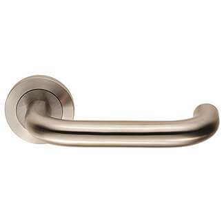 Carlisle Brass Eurospec Steelworx Nera Lever Handle on Round Rose