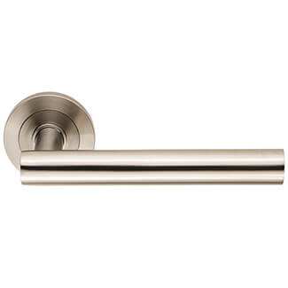 Carlisle Brass Eurospec Steelworx Philadelphia Lever Handle On Round Rose