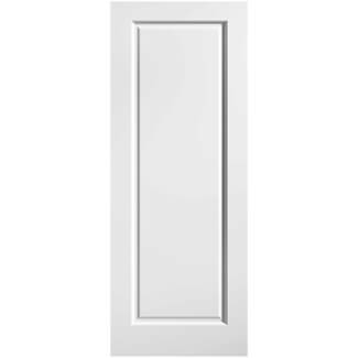 LPD Smooth Internal Door with 1 Panel - White Primed