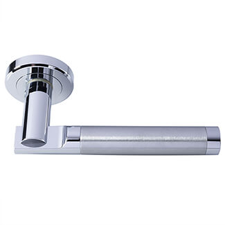 Carlisle Brass Serozzetta Azul Lever Handle on Round Rose