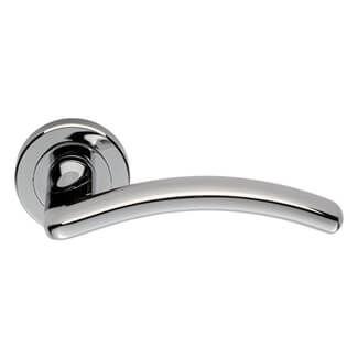 Carlisle Brass Serozzetta Contemporary Curved Lever on Round Rose