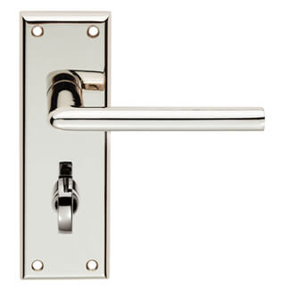 Carlisle Brass Serozzetta Dieci Bathroom Lever Handle with Privacy Lock