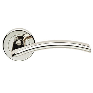 Carlisle Brass Serozzetta Trenta Lever Handle on Round Rose
