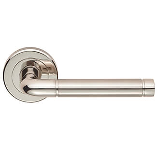 Carlisle Brass Serozzetta Quaranta Lever Handle on Round Rose