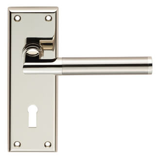 Carlisle Brass Serozzetta Sessanta Lever Handle on Backplate - Dual Finish